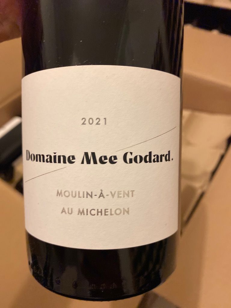 2023 Domaine Mee Godard Moulin-à-Vent Au Michelon, France, Burgundy ...