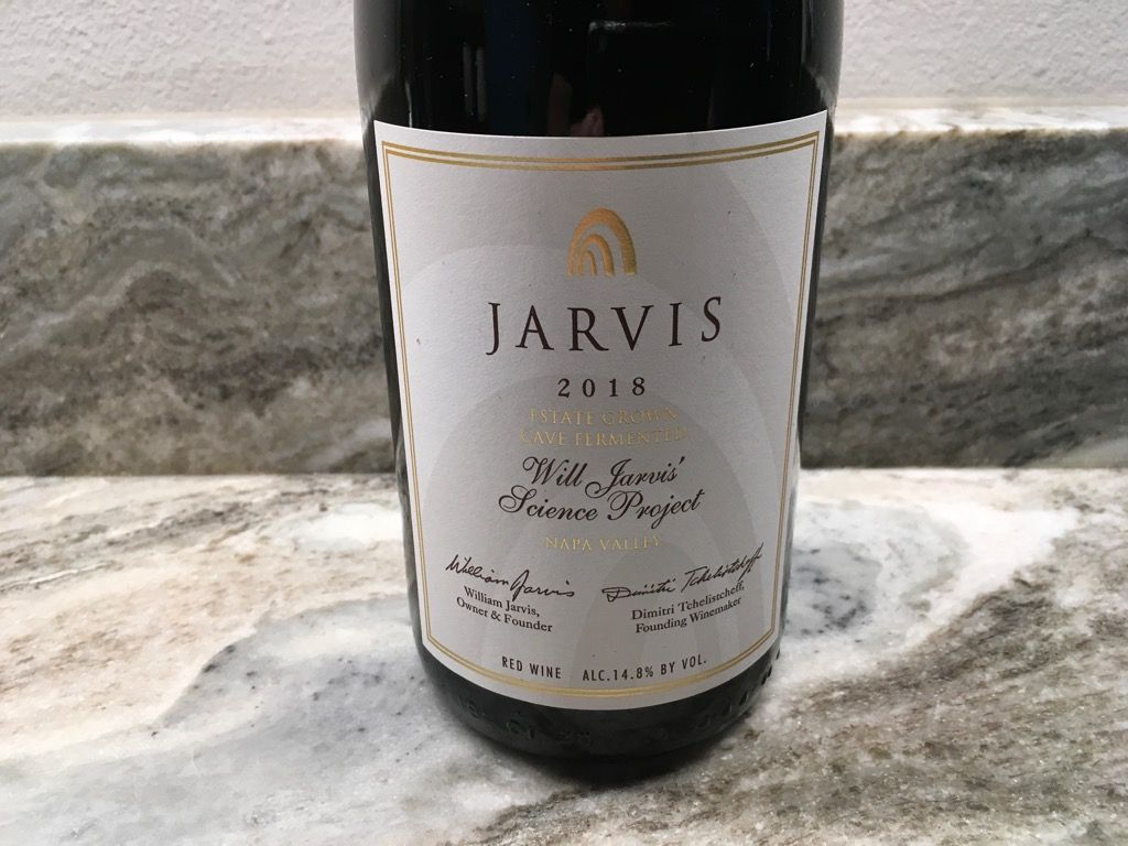 2018 Jarvis (California) Winery Will Jarvis' Science Project, USA
