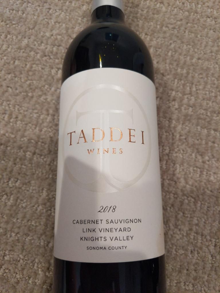 2018 Taddei Wines Cabernet Sauvignon Link Vineyard - CellarTracker