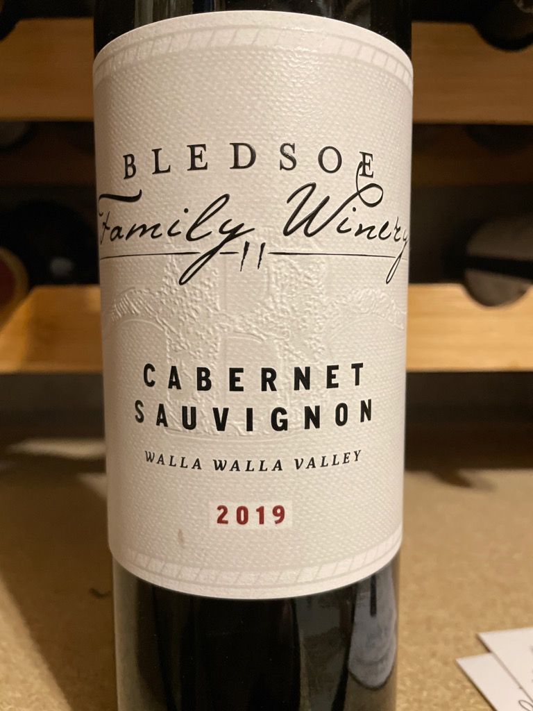 2019 Bledsoe Family Winery Cabernet Sauvignon Flying B, USA, Washington ...