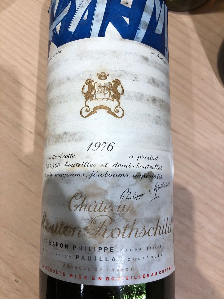 1976 Château Mouton Rothschild CellarTracker