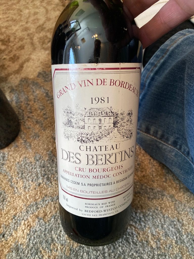 1995 Château des Bertins Médoc