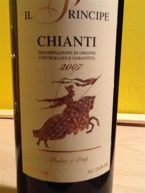 1998 Il Principe Chianti, Italy, Tuscany, Chianti - CellarTracker