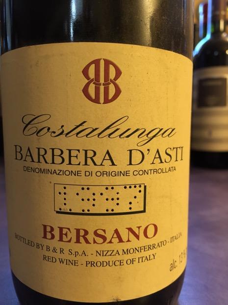 2000 Bersano Barbera d'Asti Costalunga - CellarTracker
