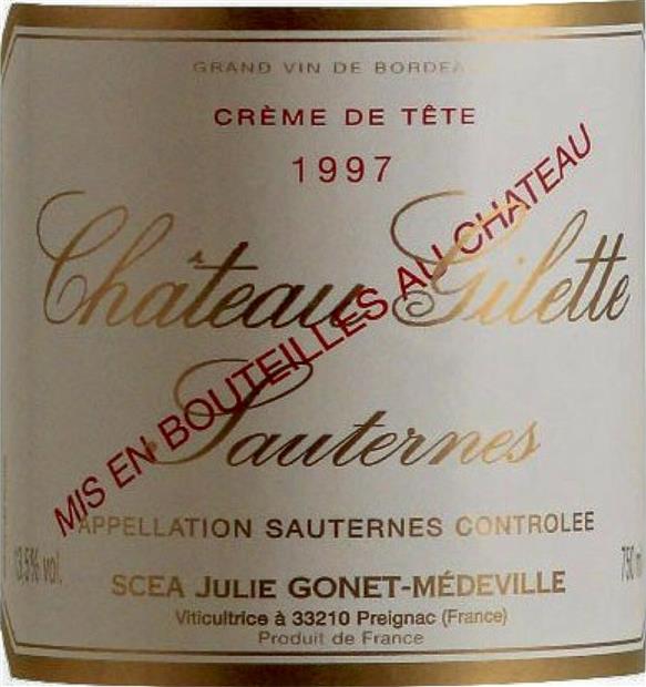 1953 Chateau Gilette Creme De Tete Sauternes – CultWine