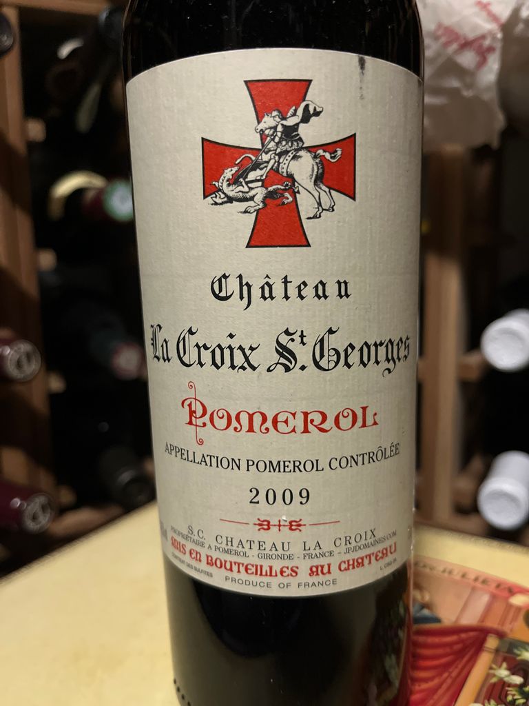 2009 Château La Croix St. Georges - CellarTracker