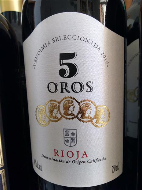 Oros Rioja Vendimia Isidro Milagro Bodegas - CellarTracker 2018 Seleccionada 5