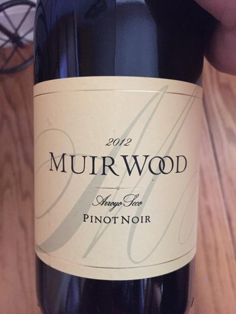 2012 Muirwood Vineyards Pinot Noir, USA, California, Central Coast ...