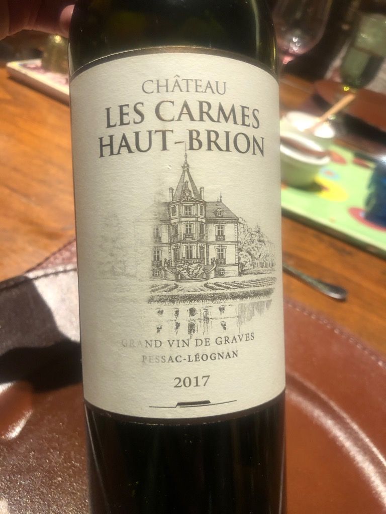 2017 Château Les Carmes Haut-Brion - CellarTracker
