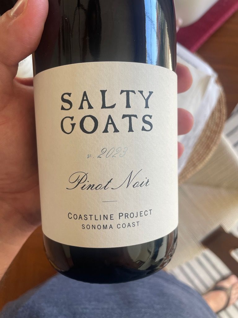 2023 Salty Goats Pinot Noir Coastline Project, USA, California, Sonoma ...