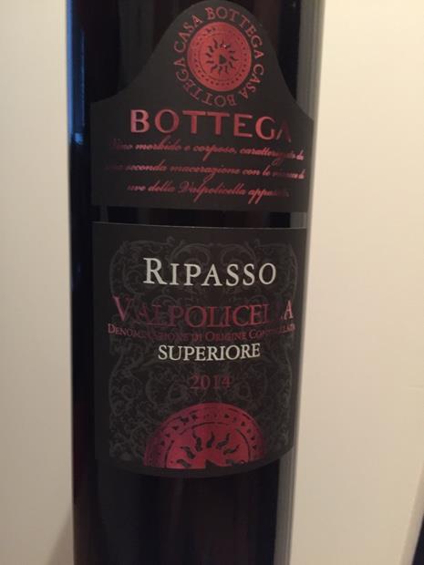2014 Bottega Ripasso della Valpolicella Superiore, Italy, Veneto ...
