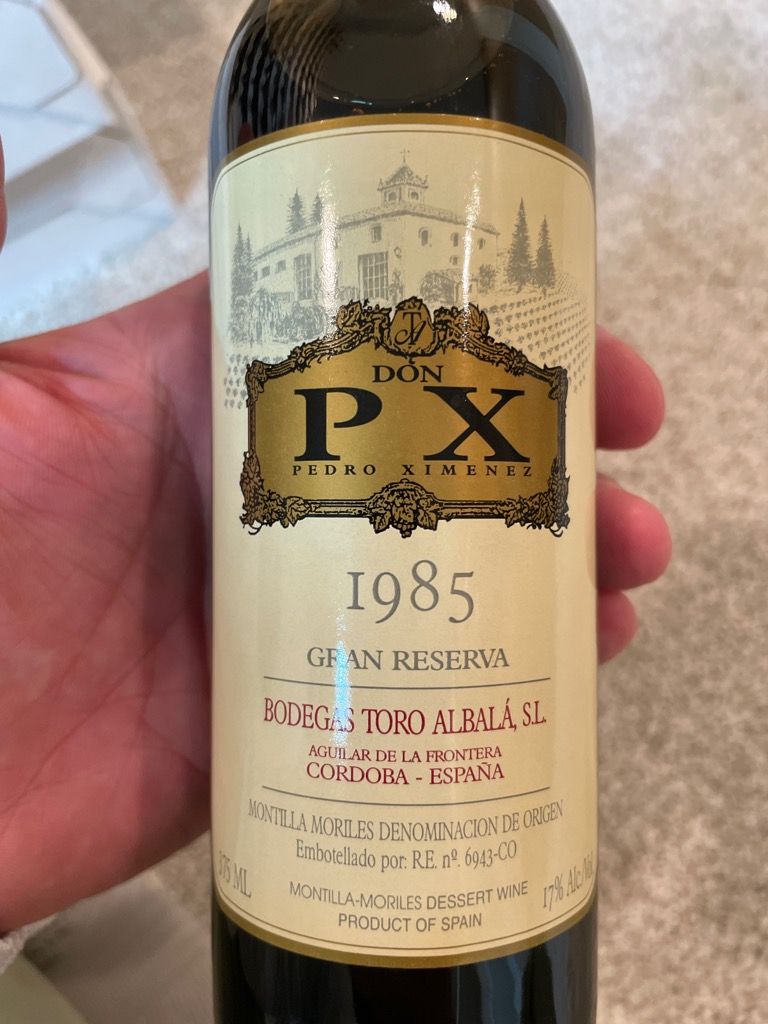 1985 Bodegas Toro Albalá Don PX Gran Reserva - CellarTracker