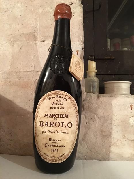 1961 Marchesi di Barolo Barolo Riserva della Castellana Gia