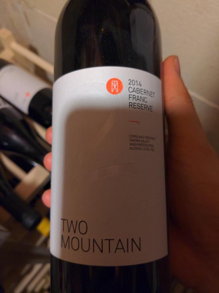 2014 Two Mountain Winery Cabernet Franc Brothers Reserve Copeland