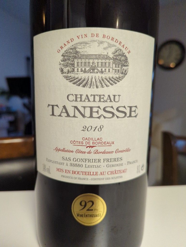 1995 Château Tanesse - CellarTracker