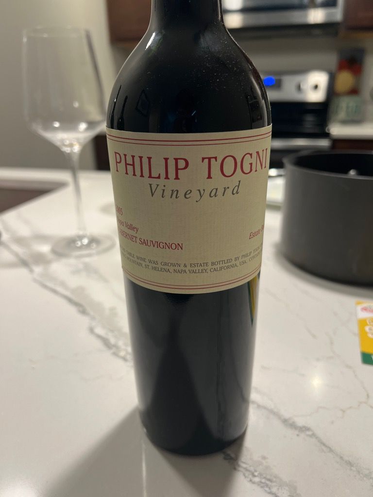 2005 Philip Togni Cabernet Sauvignon - CellarTracker