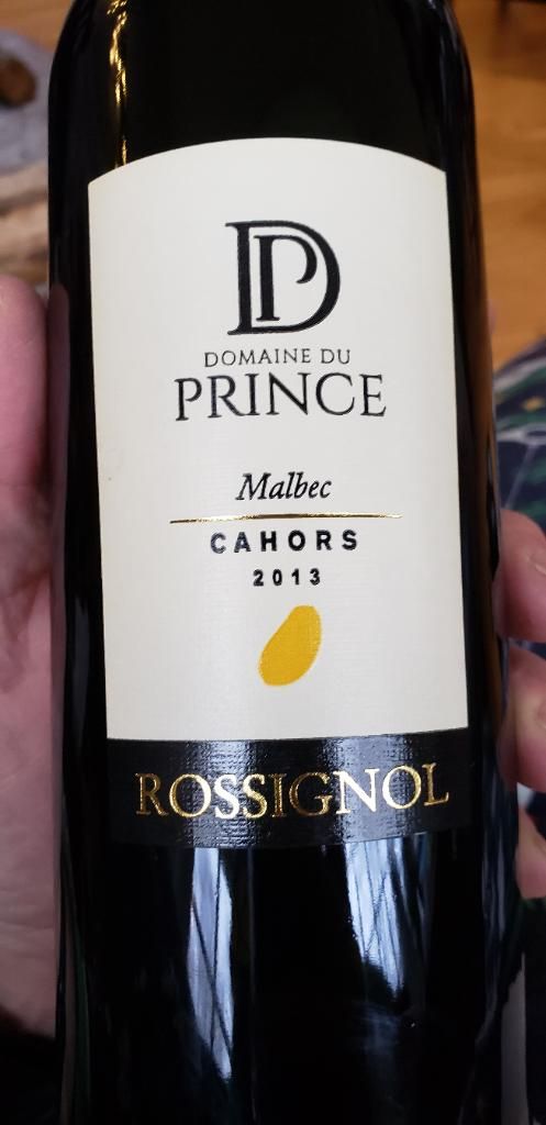 2016 Domaine du Prince Cahors l'Envol du prince, France, Southwest