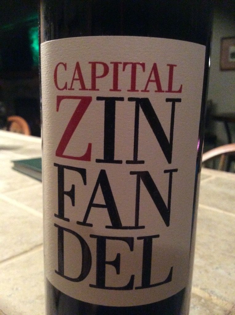 2019 Incognito Wines Zinfandel Capital Z, USA, California, Central