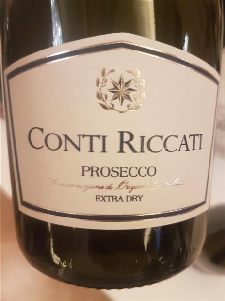 NV Conti Riccati Prosecco Extra Dry, Italy, Veneto / Friuli-Venezia ...