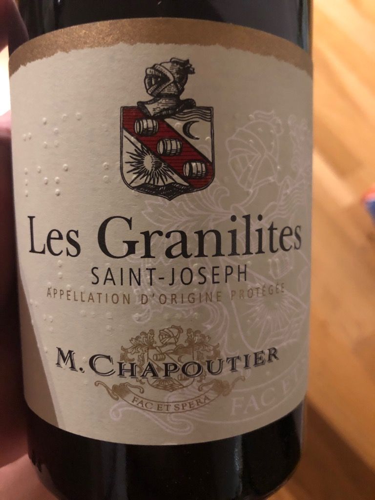 2020 M. Chapoutier Saint-Joseph Les Granilites - CellarTracker