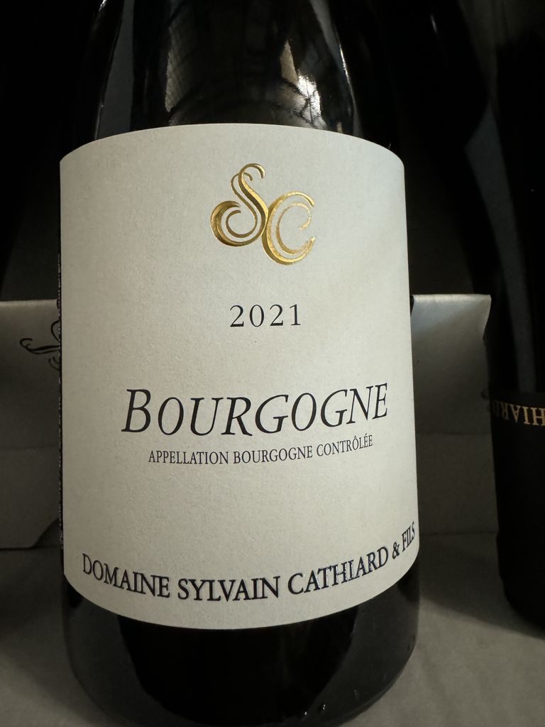 2021 Sylvain Cathiard Bourgogne - CellarTracker