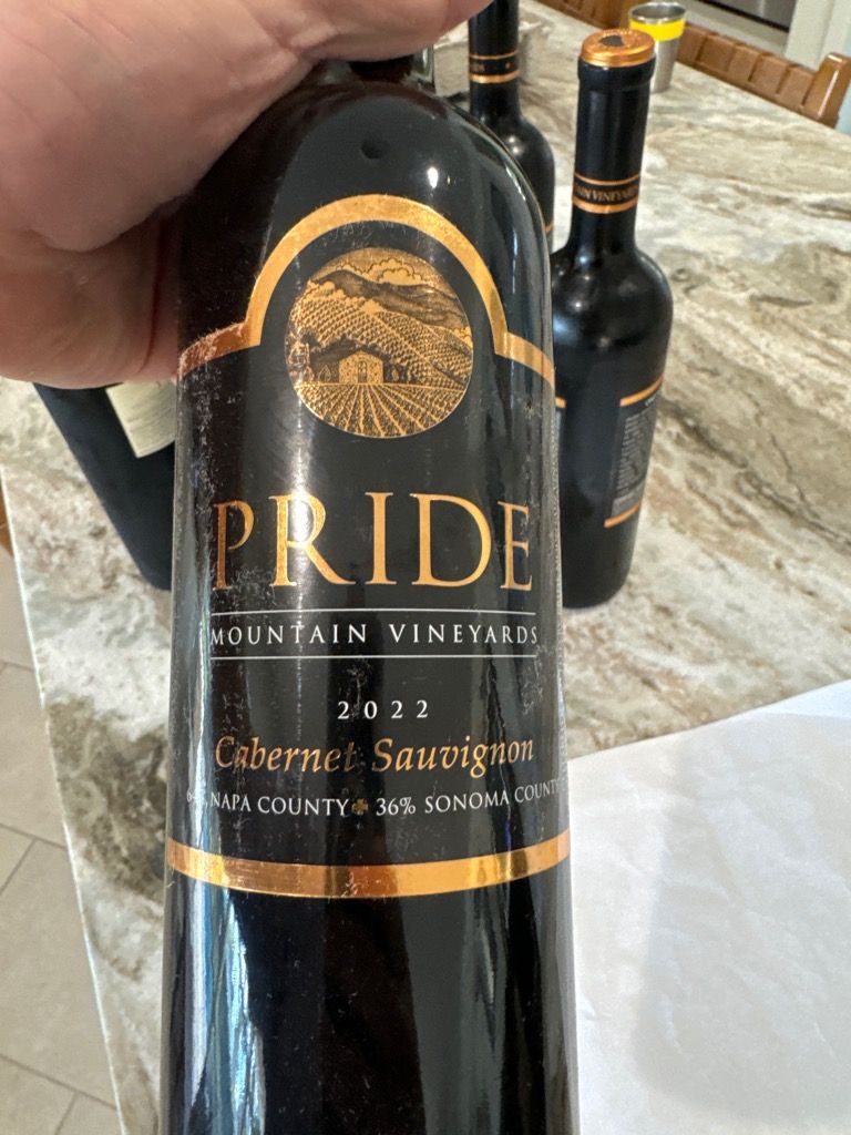 2022 Pride Mountain Vineyards Cabernet Sauvignon, USA, California, Napa ...