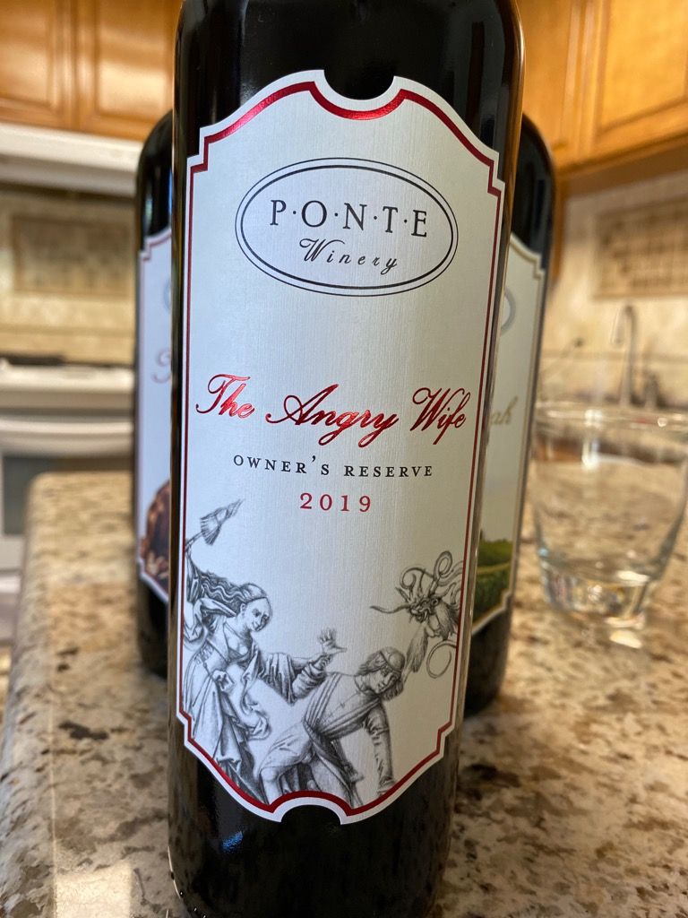 2021 Ponte Winery The Angry Wife Owner's Reserve, USA, California ...