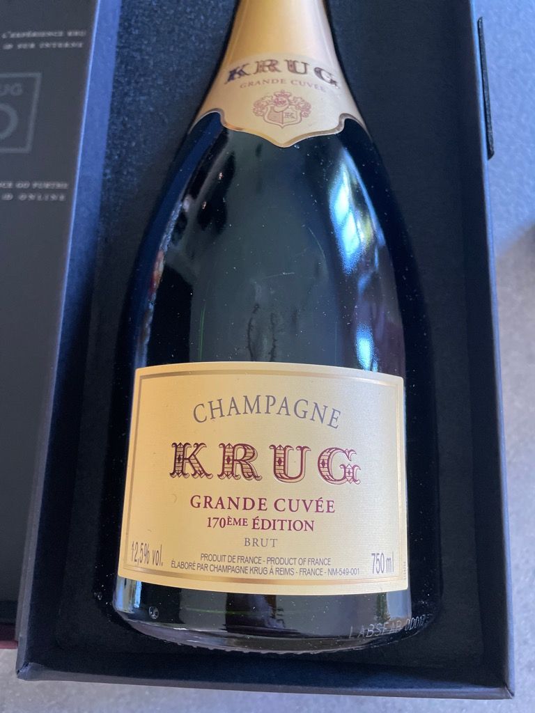 N.V. Krug Champagne Brut Grande Cuvee Edition 170eme - CellarTracker