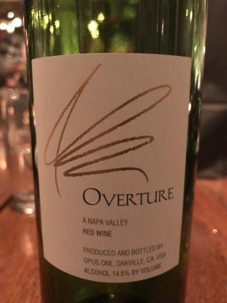 N.V. Opus One Overture - CellarTracker