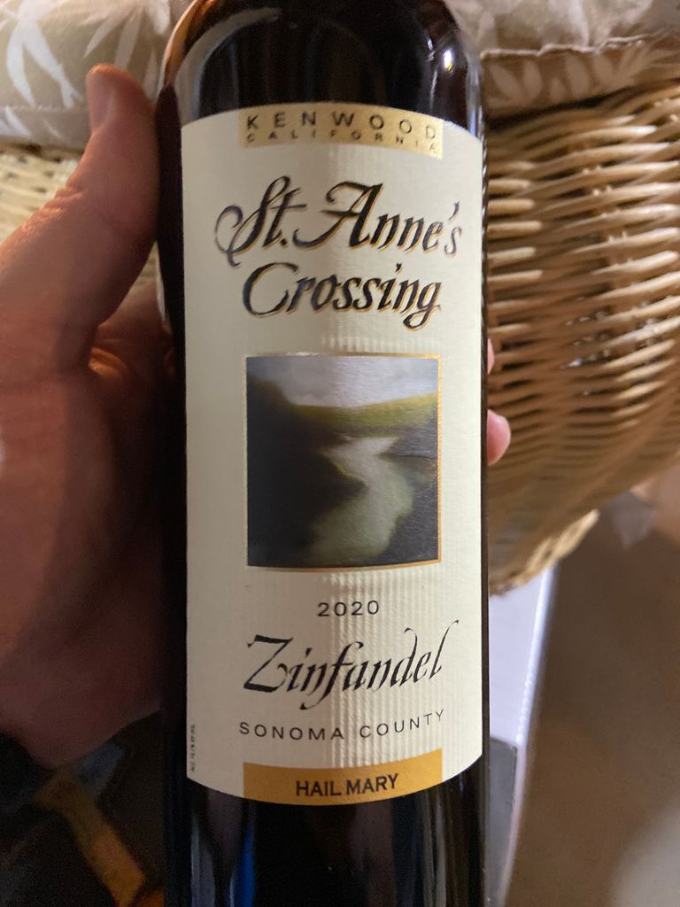 2020 St. Anne's Crossing Zinfandel Hail Mary, USA, California, Sonoma