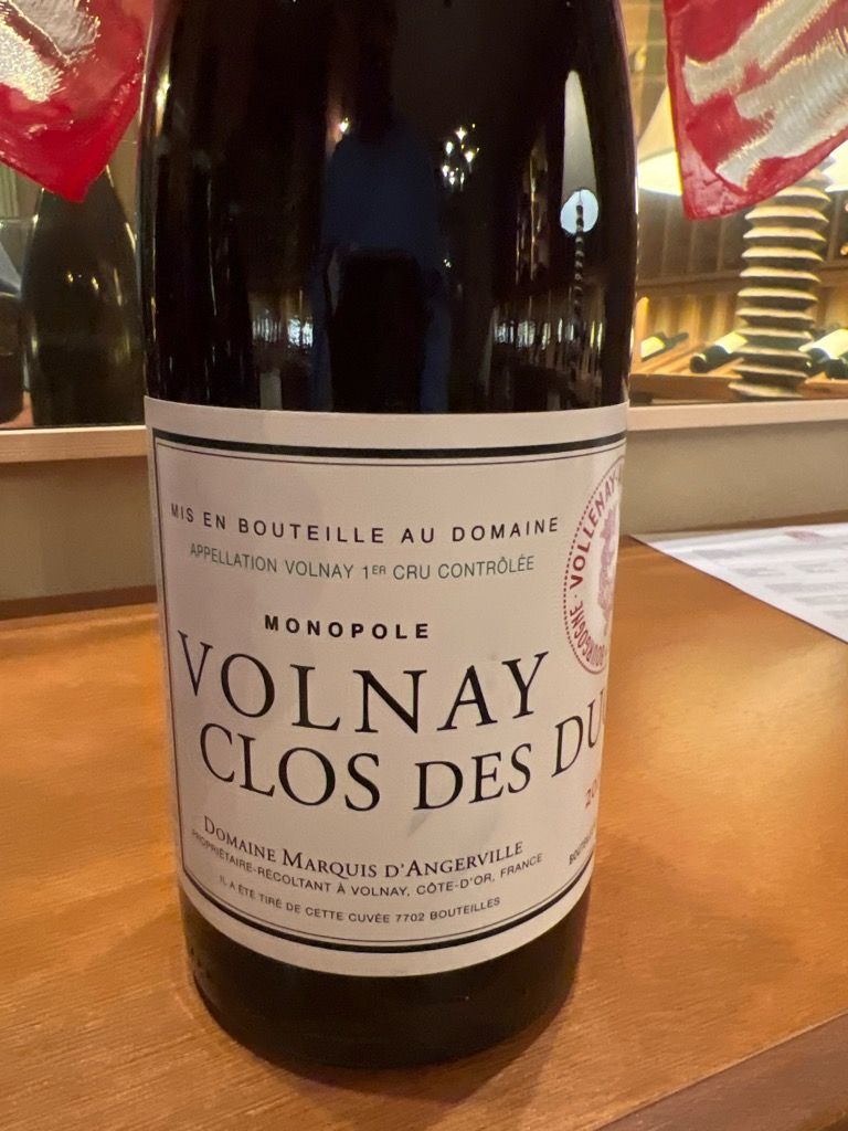2013 Domaine Marquis d'Angerville Volnay 1er Cru Clos des Ducs