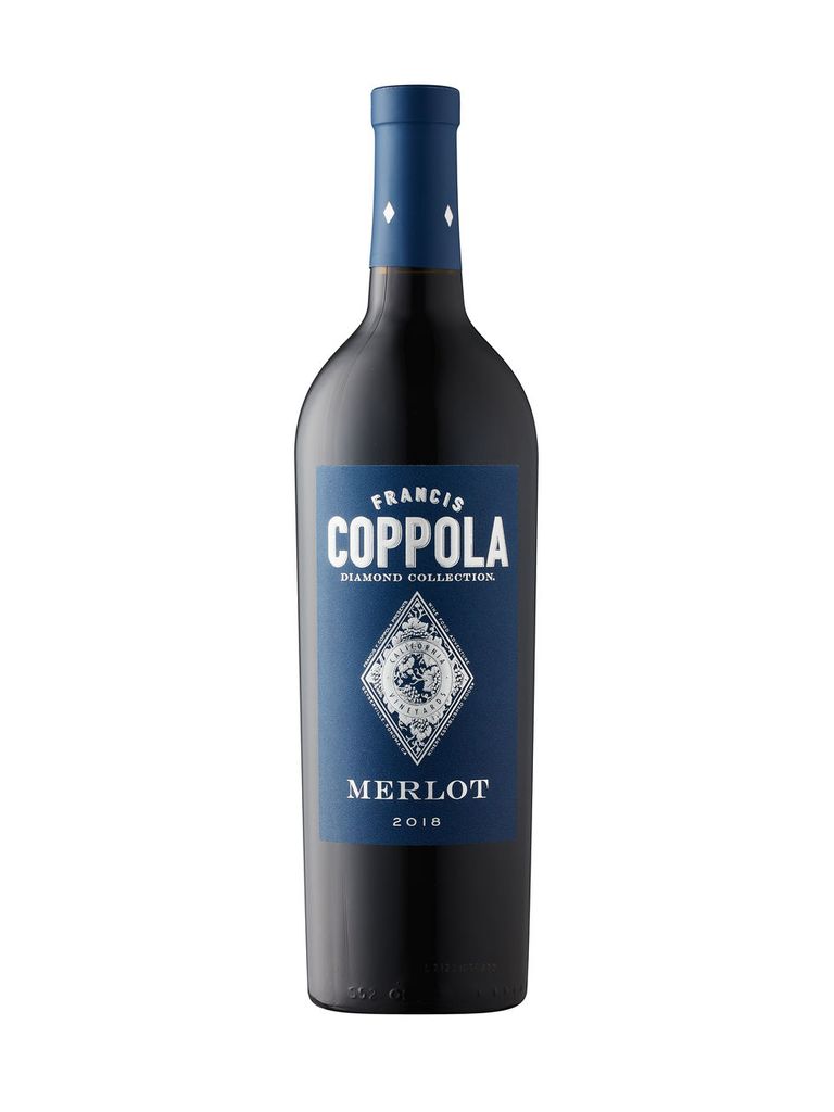 2018 Francis Ford Coppola Merlot Diamond Collection Blue Label