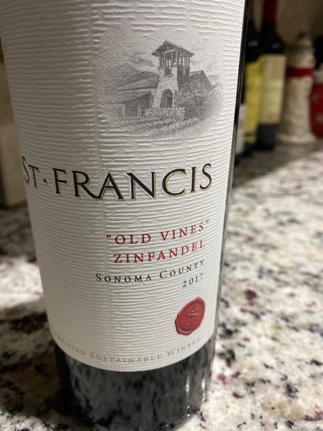St Francis Old Vine Zinfandel 2017 2025