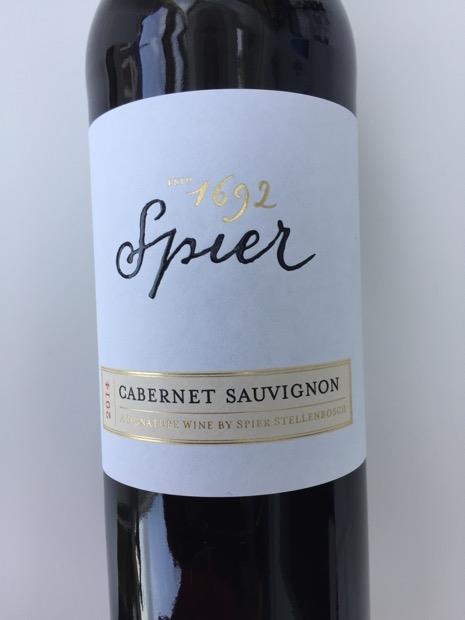 2014 Spier Cabernet Sauvignon Signature South Africa Western Cape 