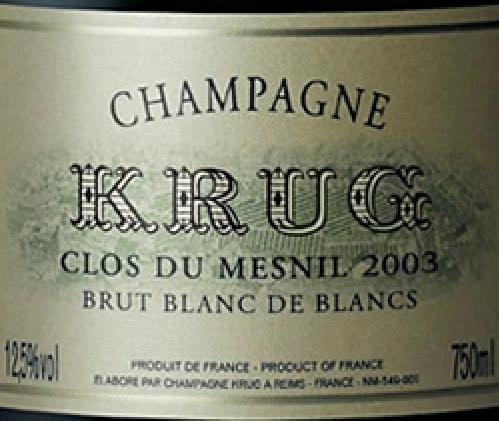 Krug Clos du Mesnil Blanc de Blanc Brut