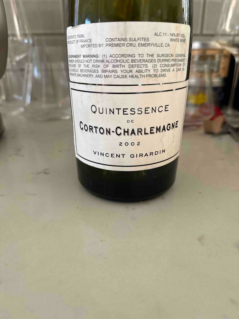 2012 Domaine / Maison Vincent Girardin Corton-Charlemagne