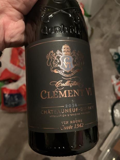 2016 Collection Clement VI Châteauneuf-du-Pape Cuvée 1342