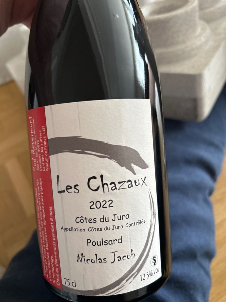 2022 Nicolas Jacob Poulsard Les Chazaux - CellarTracker