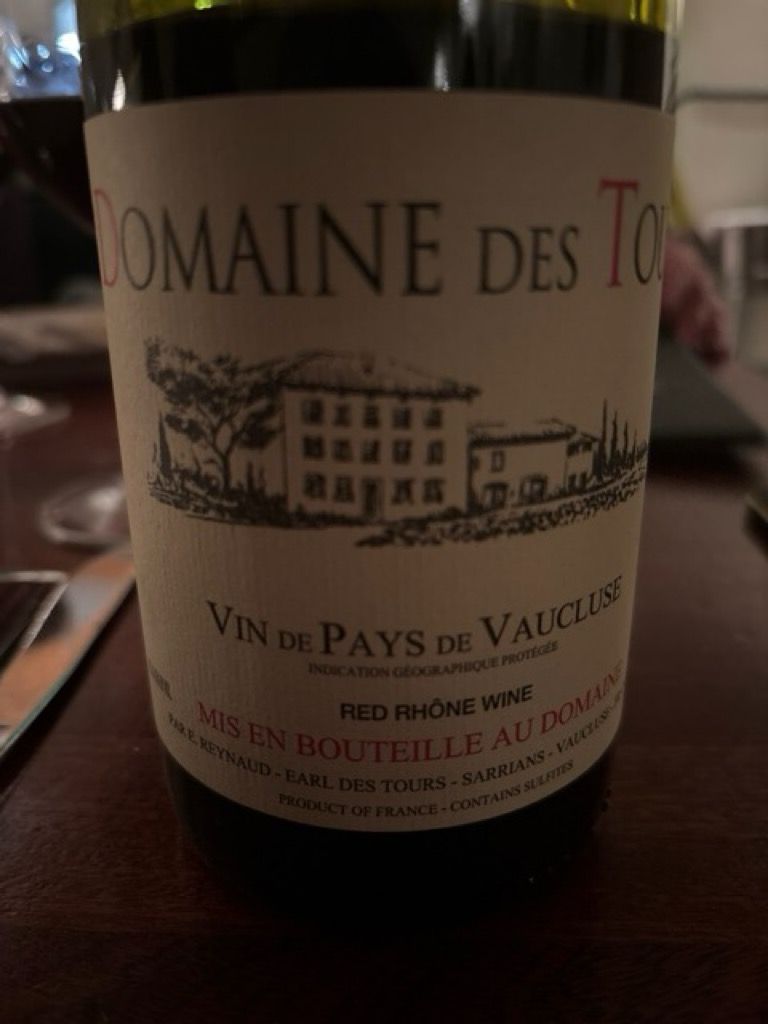 2019 Domaine des Tours Vaucluse - CellarTracker