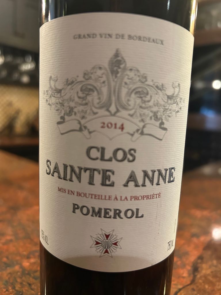 2015 Clos Sainte Anne, France, Bordeaux, Libournais, Pomerol