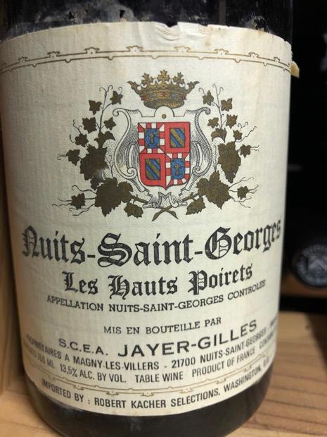 2019 Domaine Hoffmann-Jayer Nuits St. Georges Les Hauts Poirets