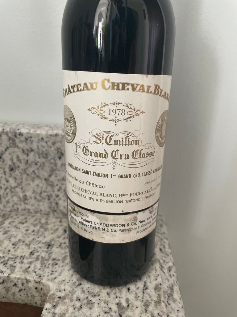 1961 Chateau Cheval Blanc, Saint-Emilion 750mL