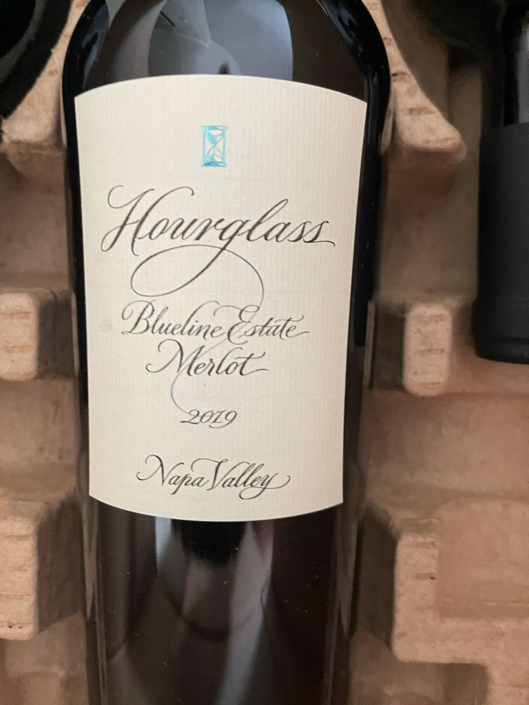 2015 hourglass 2025 blueline estate merlot