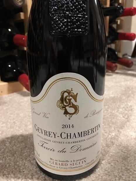 2015 Gérard Seguin Gevrey-Chambertin Terroir du Domaine