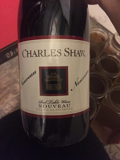 charles shaw nouveau red table wine