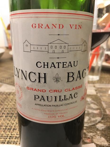 2001 Lynch-Bages, Pauillac - SKU 1009589
