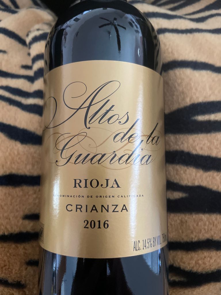 2016 Altos de la Guardia Rioja Crianza, Spain, La Rioja, Rioja