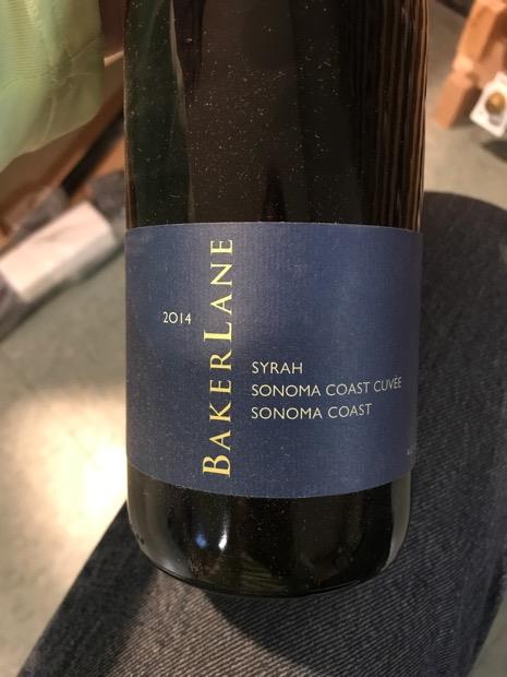 2014 Baker Lane Syrah Sonoma Coast Cuvée, USA, California, Sonoma ...