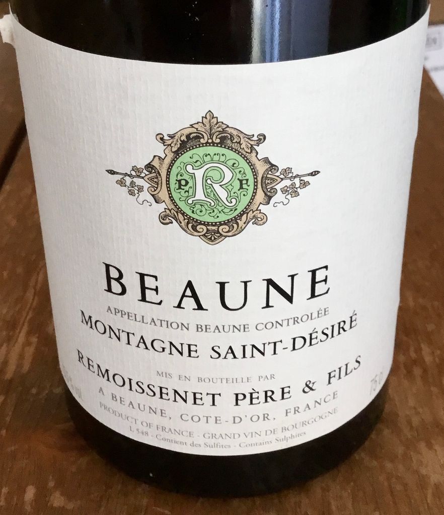 Remoissenet P Re Et Fils Beaune Montagne Saint Desire Blanc