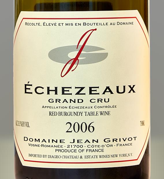 2006 Domaine Jean Grivot Echezeaux - CellarTracker